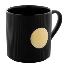 Керамична чаша с месингова плоча за гравиране 330 ml