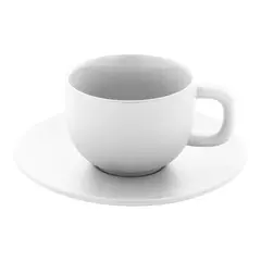 Cappuccino cup set with saucers