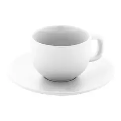 Cappuccino cup set with saucers