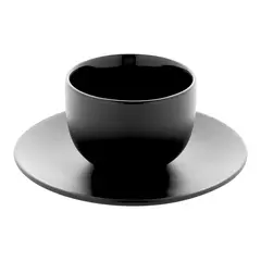 Cappuccino cup set with saucers