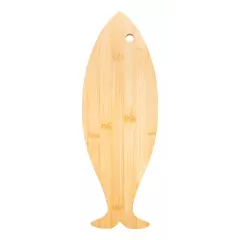 Fish shaped bamboo cutting board
