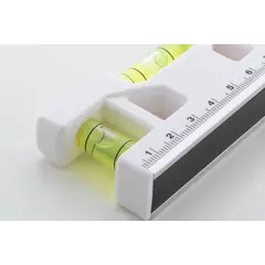 Multifunctional keychain with a ruler and dual levels