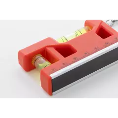 Multifunctional keychain with a ruler and dual levels