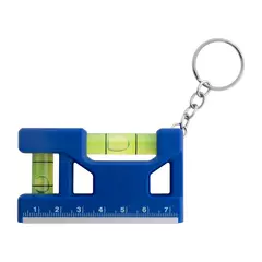 Multifunctional keychain with a ruler and dual levels