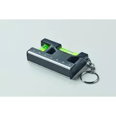 Multifunctional keychain with a ruler and dual levels