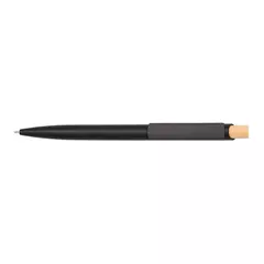Corfu - plastic ball pen with bamboo button