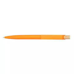 Corfu - plastic ball pen with bamboo button
