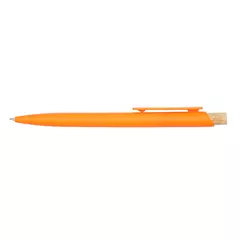 Corfu - plastic ball pen with bamboo button