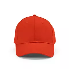 Baseball cap 6 panels with an adjustable metal buckle