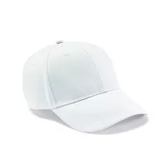Baseball cap 6 panels with an adjustable metal buckle