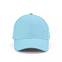 Baseball cap 6 panels with an adjustable metal buckle
