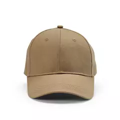 Baseball cap 6 panels with an adjustable metal buckle