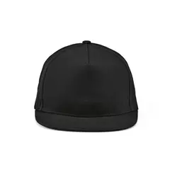 Baseball cap 5 panels with an adjustable snapback closure