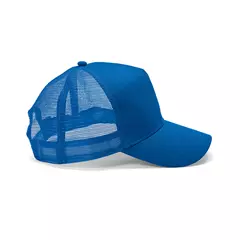 Mesh baseball cap 5 panels with an adjustable snapback closure