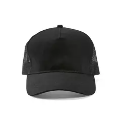 Mesh baseball cap 5 panels with an adjustable snapback closure