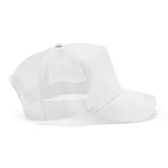 Mesh baseball cap 5 panels with an adjustable snapback closure
