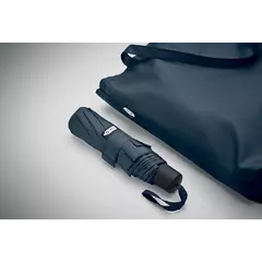 Windproof foldable umbrella set with a bag