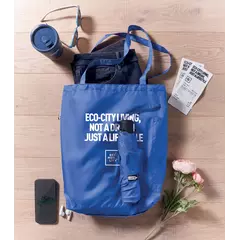 Windproof foldable umbrella set with a bag