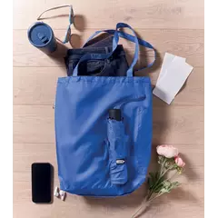 Windproof foldable umbrella set with a bag