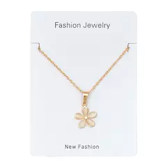 Women's set - metal pen and necklace