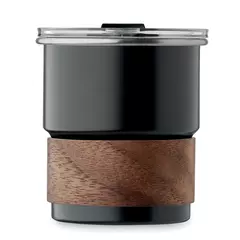 Stainless steel tumbler with straw
