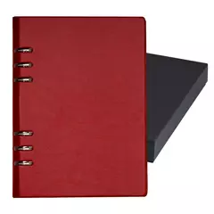 Leather organiser A5 in a box