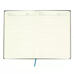 A5 notebook with soft covers is thermal eco leather
