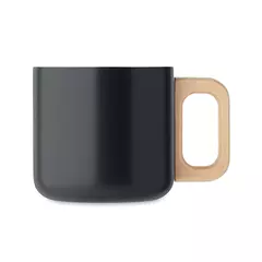 Double wall mug with a wooden handle 350 ml
