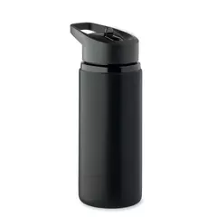 Metal bottle with a straw 500 ml.