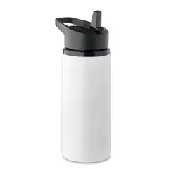 Metal bottle with a straw 500 ml.
