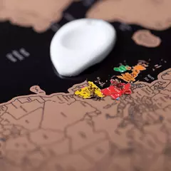 Scratch map in tubus