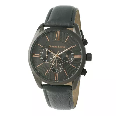 Ръчен часовник Chronograph Textus Leather Grey