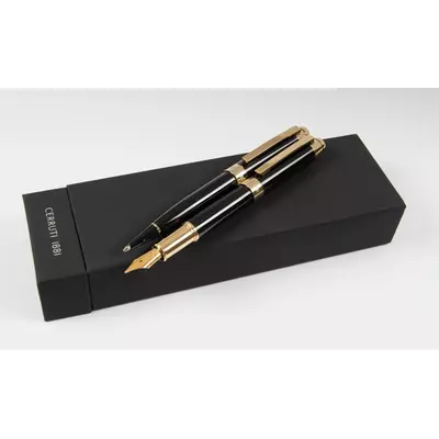 Set ball pen and fountain pen Heritage gold