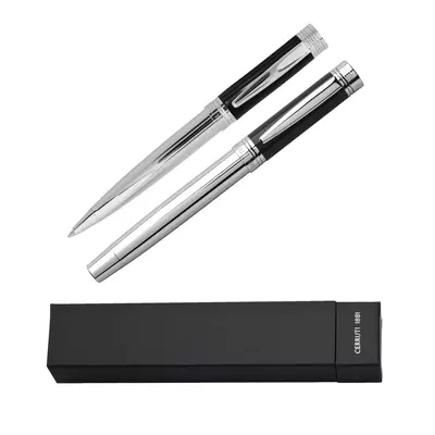 Set ball pen and roller pen Zoom Black