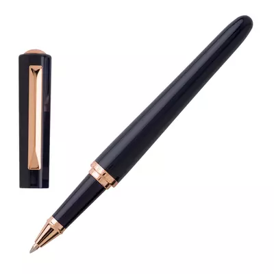 Metal roller pen Triptyque Bleu