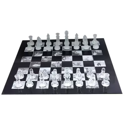 Glass chess ICE LAND