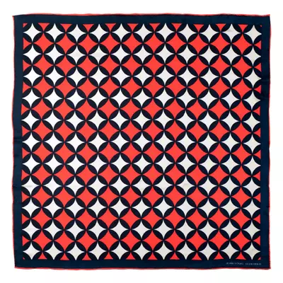 Silk scarf Boogie Red