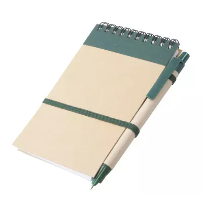 ECO notebook and ball pen