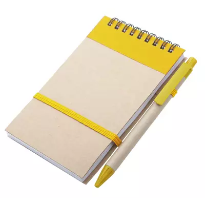 ECO notebook and ball pen
