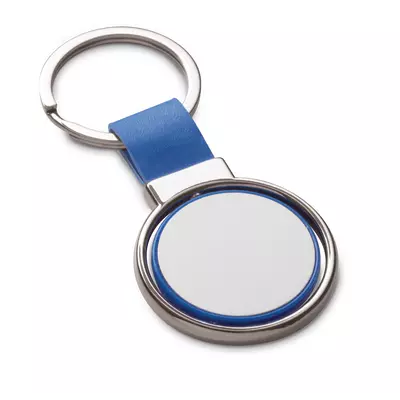 Keychain with rotating tile