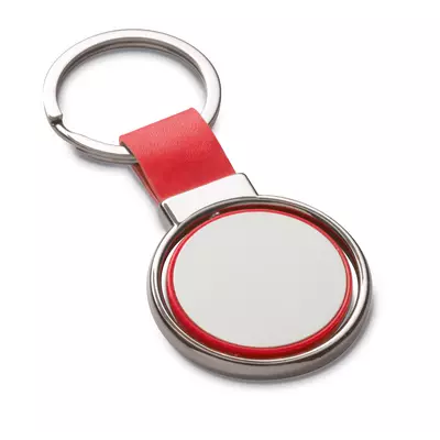 Keychain with rotating tile