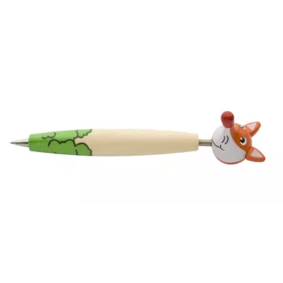 Wooden ball pen Fox
