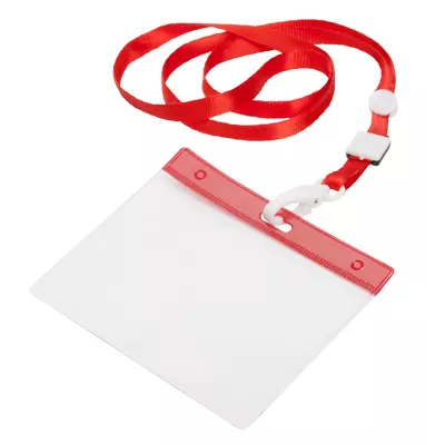 Lanyard with badge holder