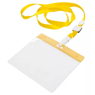 Lanyard with badge holder