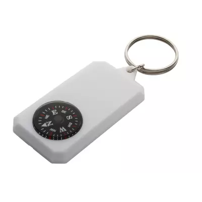 Plastic keychain with compass MAGELLAN