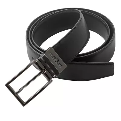 Leather belt Alesso Black