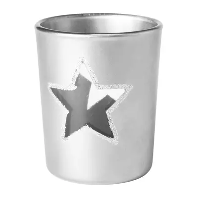 Glass Christmas candle