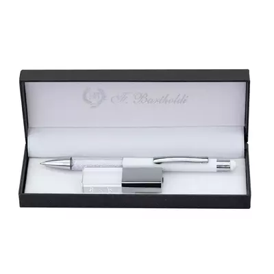 Set ball pen with a crystal and USB-32GB