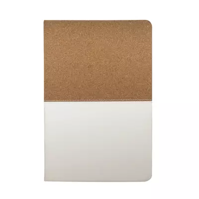 Notebook with eco cover of cork in 2 colors