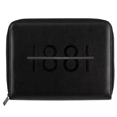 Conference folder zip A5 Horton Black